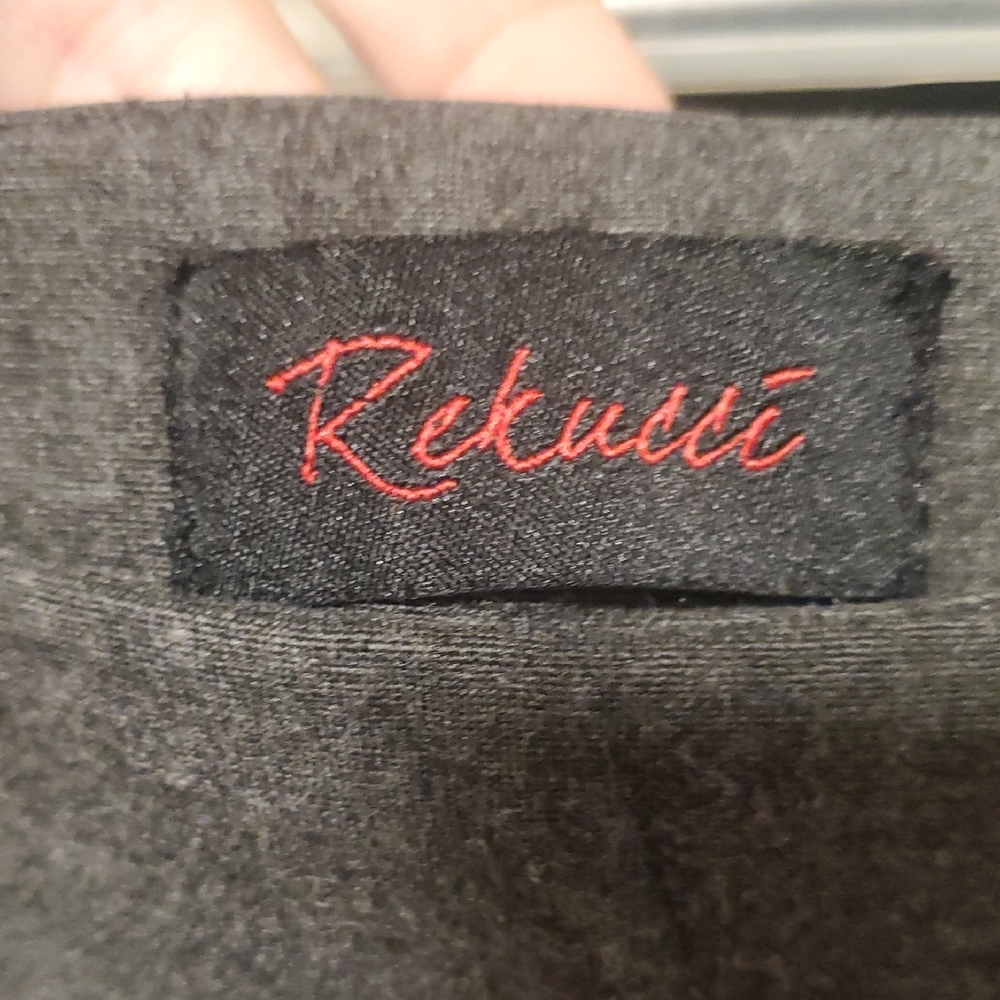 Rekucci Women's Charcoal Slim Ponte Trousers - Picture 2 of 8